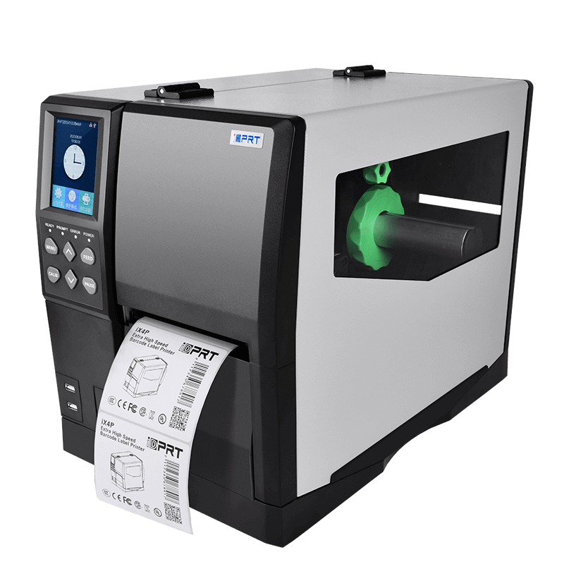 iX4P 4-inch Industrial Barcode Printer with Color Touch Display [203/300/600dpi, 450m/600 Ribbon]