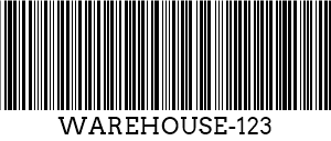 Cód 39 barcode example