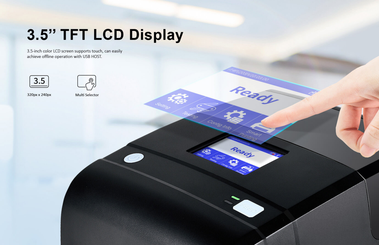 Printéir lipéid iDPRT iT4R RFID le 3. 5 orlach LCD display. png